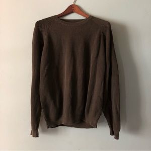 Izod | Dark Olive Green Knit Sweater